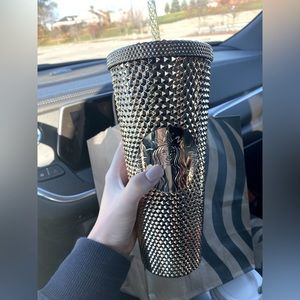 Starbucks gold bling studded Venti tumbler Christmas 2022 BNWT